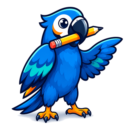 Mascote Caderno de Erros
